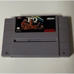 George Foreman's KO video game‎ Super Nintendo SNES